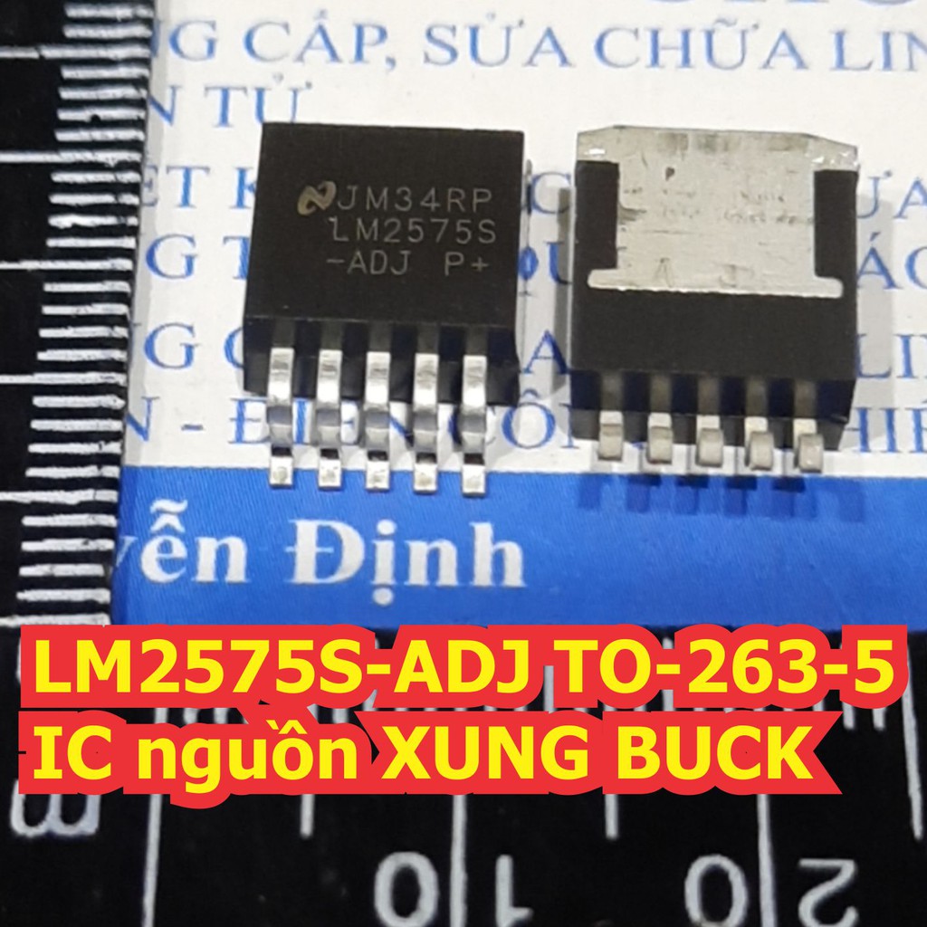 5 con LM2575S-ADJ chỉnh áp TO-263-5 LM 2575 IC nguồn ỔN ÁP XUNG BUCK kde7031