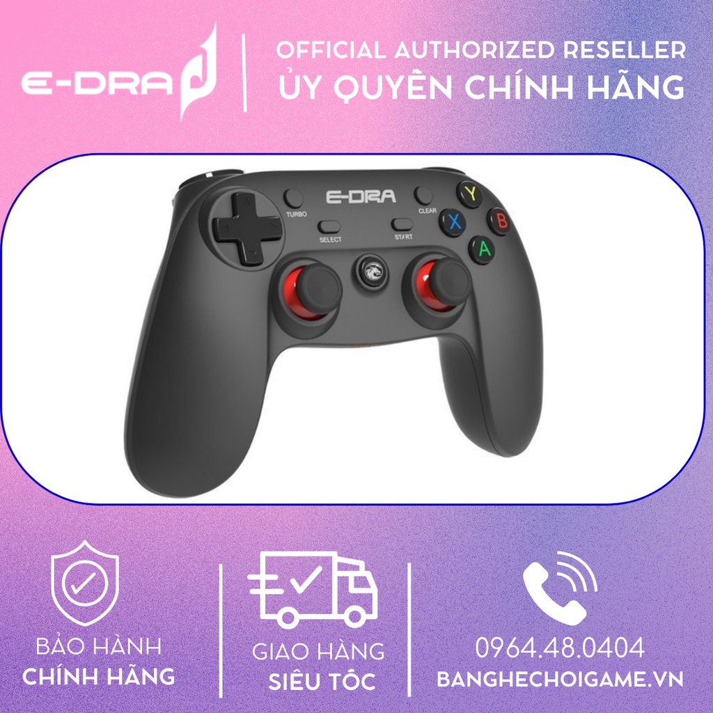Tay cầm chơi game không dây E-Dra EGP7601 - Hàng chính hãng