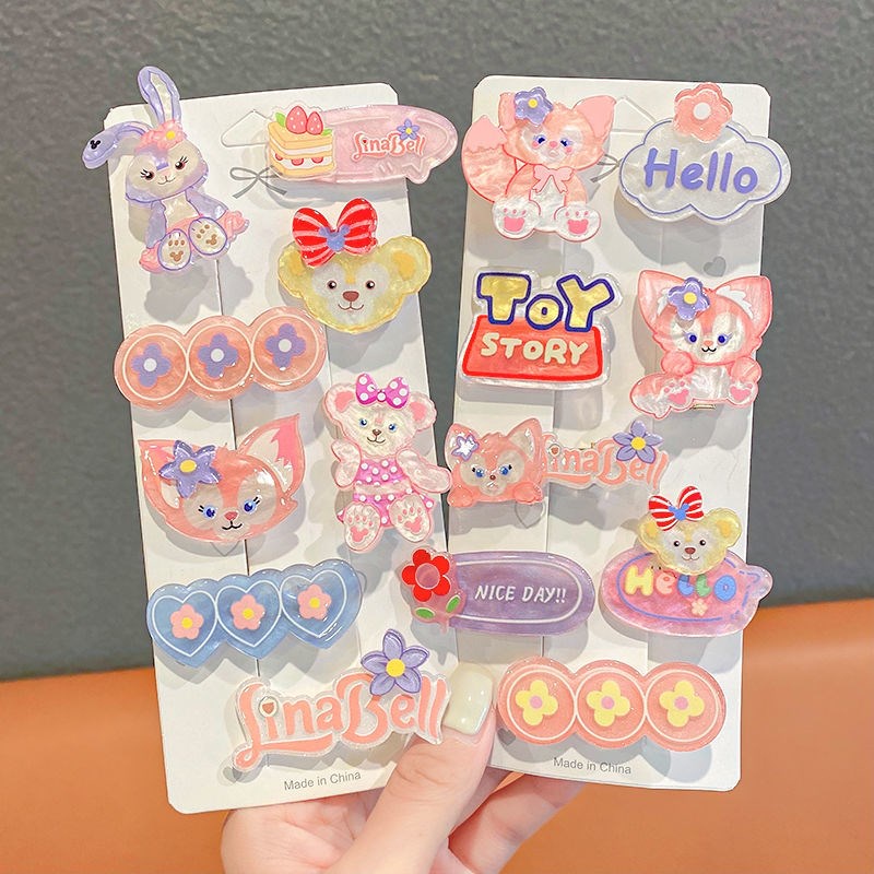 Set 3 Kẹp Tóc Xinh Xắn Dễ Thương Cho Bé Gái