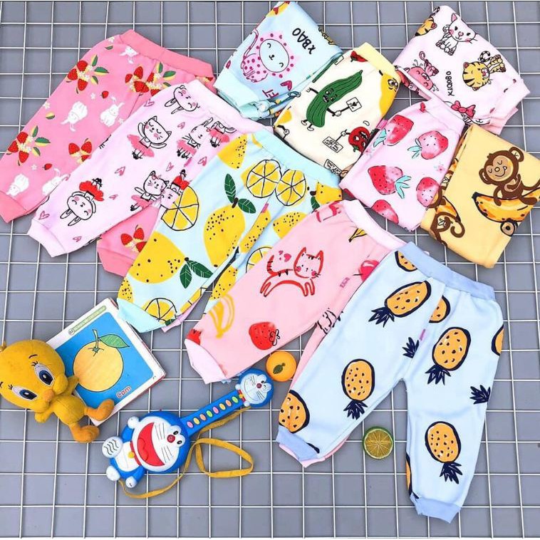 Quần nỉ bông in 3d siêu đẹp cho bé trai bé gái từ 8 đến 18kg | BigBuy360 - bigbuy360.vn