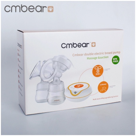 Máy Hút Sữa Điện Đôi Cmbear 9 Cấp Độ Hút Có Matxa Không Đau Rát- ️BẢO HÀNH CHÍNH HÃNG