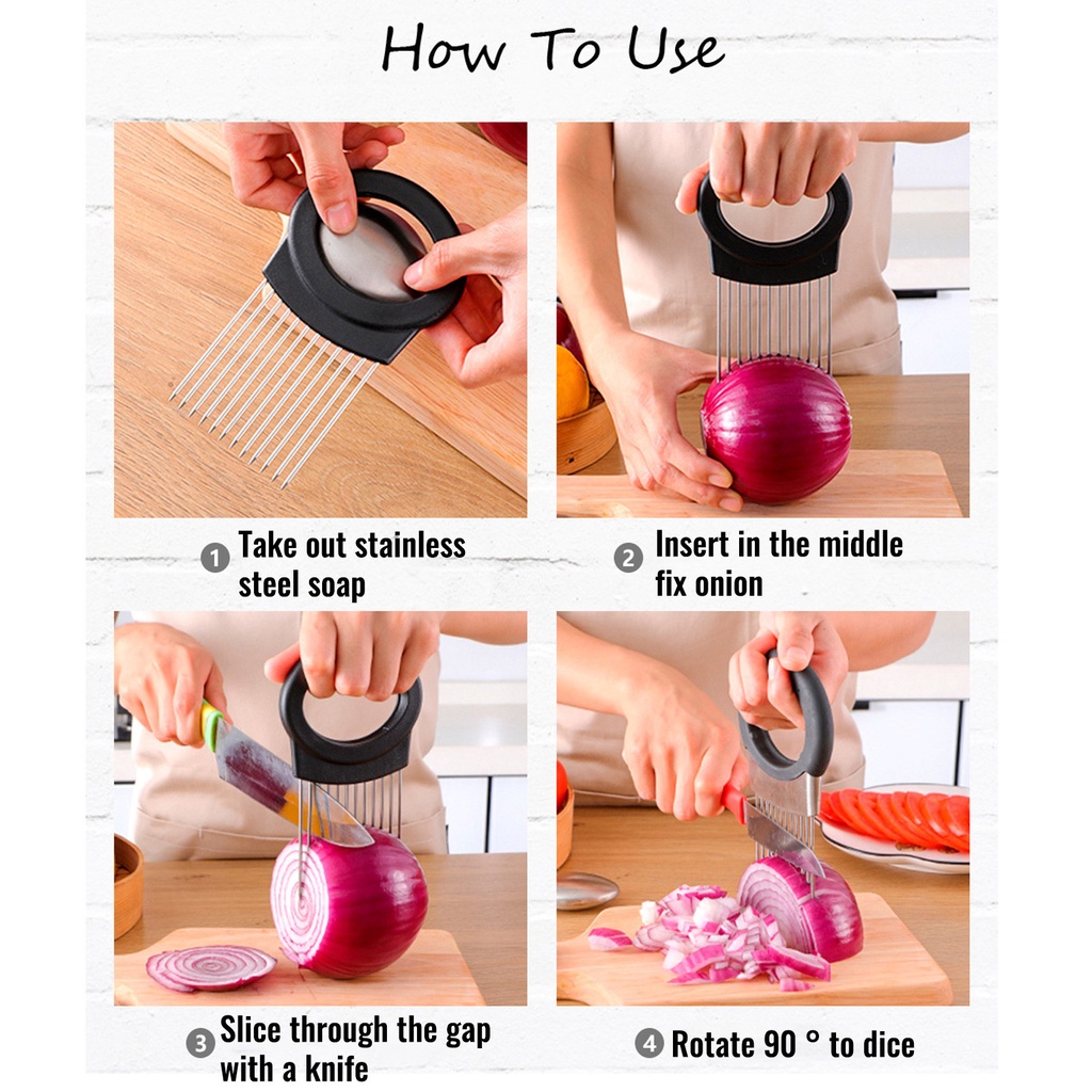 Kiimii_Onions Holder All-In-One Stainless Steel Onions Holder Odor Remover Kitchen Tool_ | BigBuy360 - bigbuy360.vn