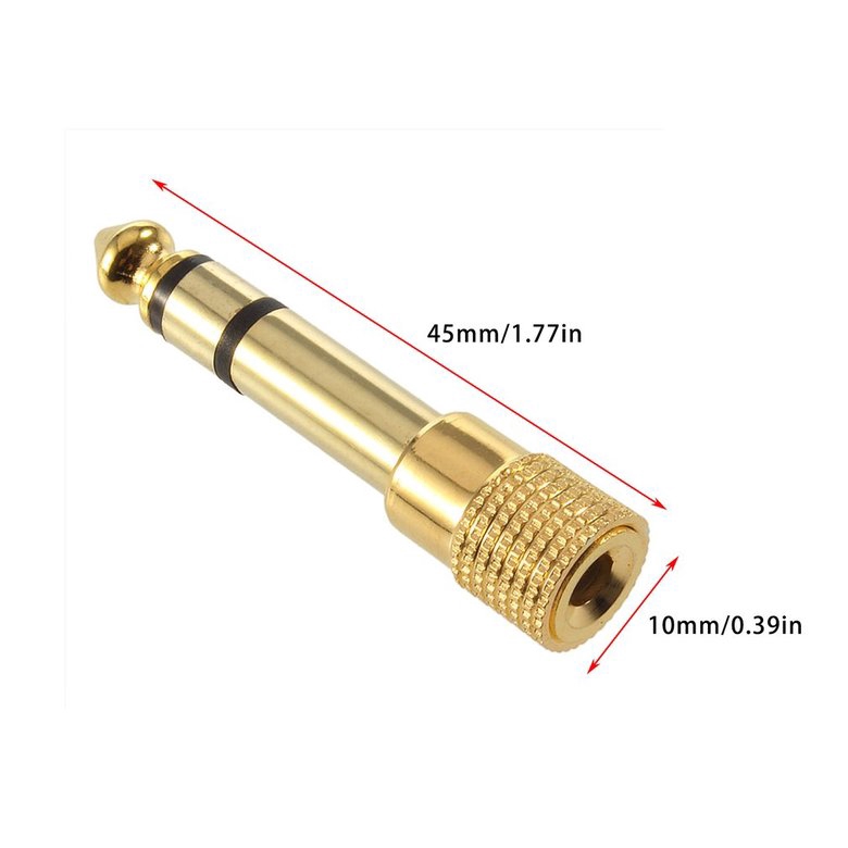 Jack cắm cho Micro Tai nghe nối cổng PK 3.5mm 1/8'' với cổng 1/4'' 6.5mm