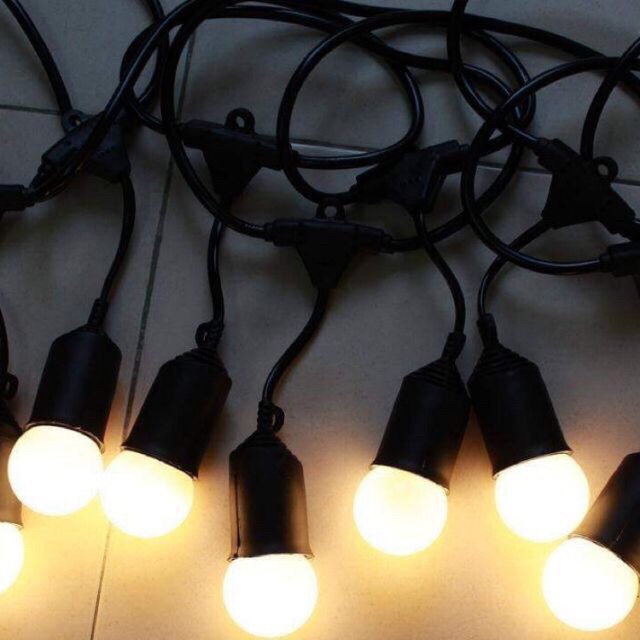 Dây đui đèn ngoài trời 5 M -10 Đui ( không bao gồm bóng)