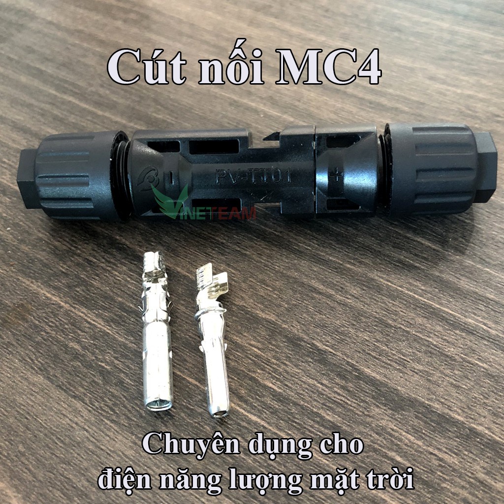 Jack kết nối MC4 cút nối chuyên dụng cho cáp năng lượng mặt trời