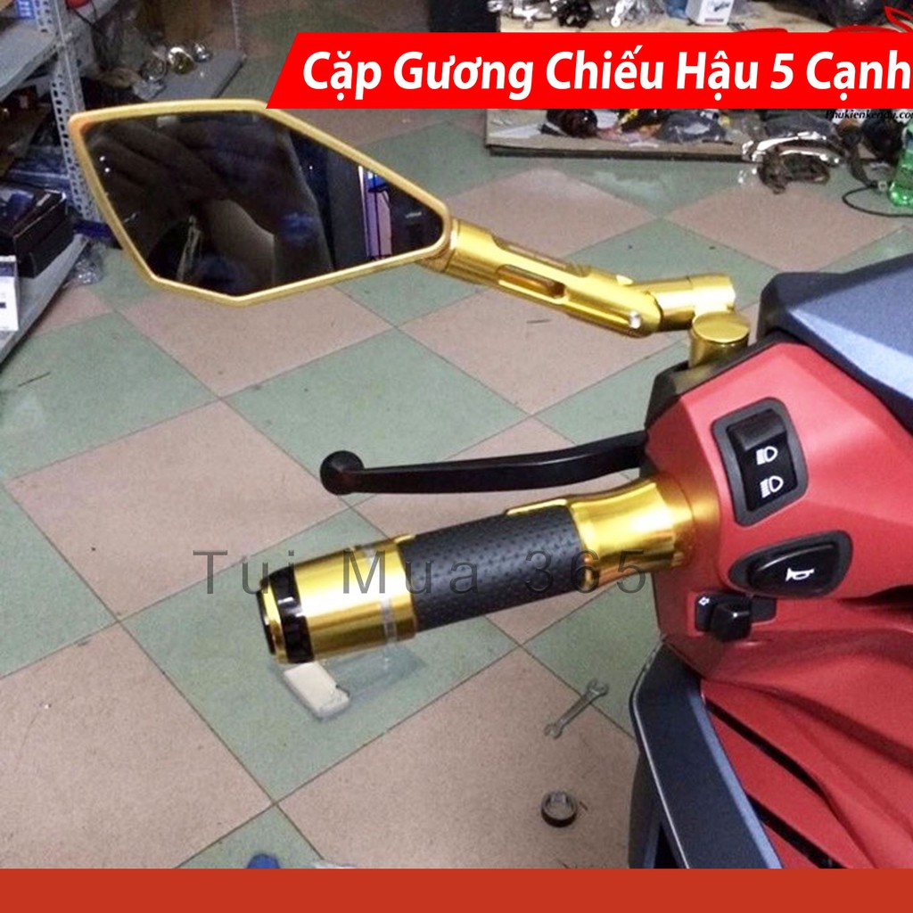 Cặp Gương Chiếu Hậu 5 Cạnh Model REAR MIRROR