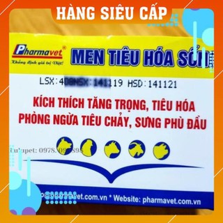 [1K] Men tiêu hóa sống Pharbiozym cho chó mèo