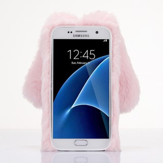 Samsung galaxy S8 plus phone case Plush rabbit soft shell
