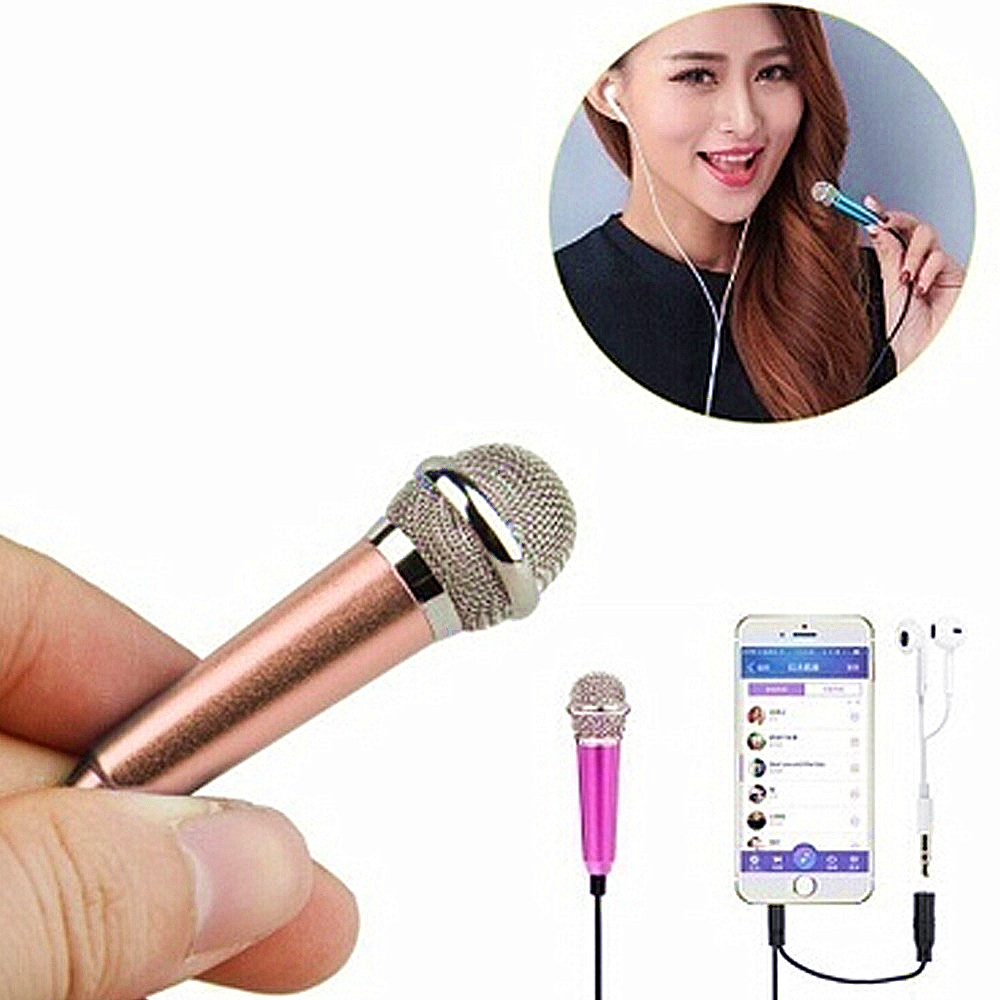 Micro Mini thu âm giắc cắm 3.5mm tiện dụng cho điện thoại/ máy tính