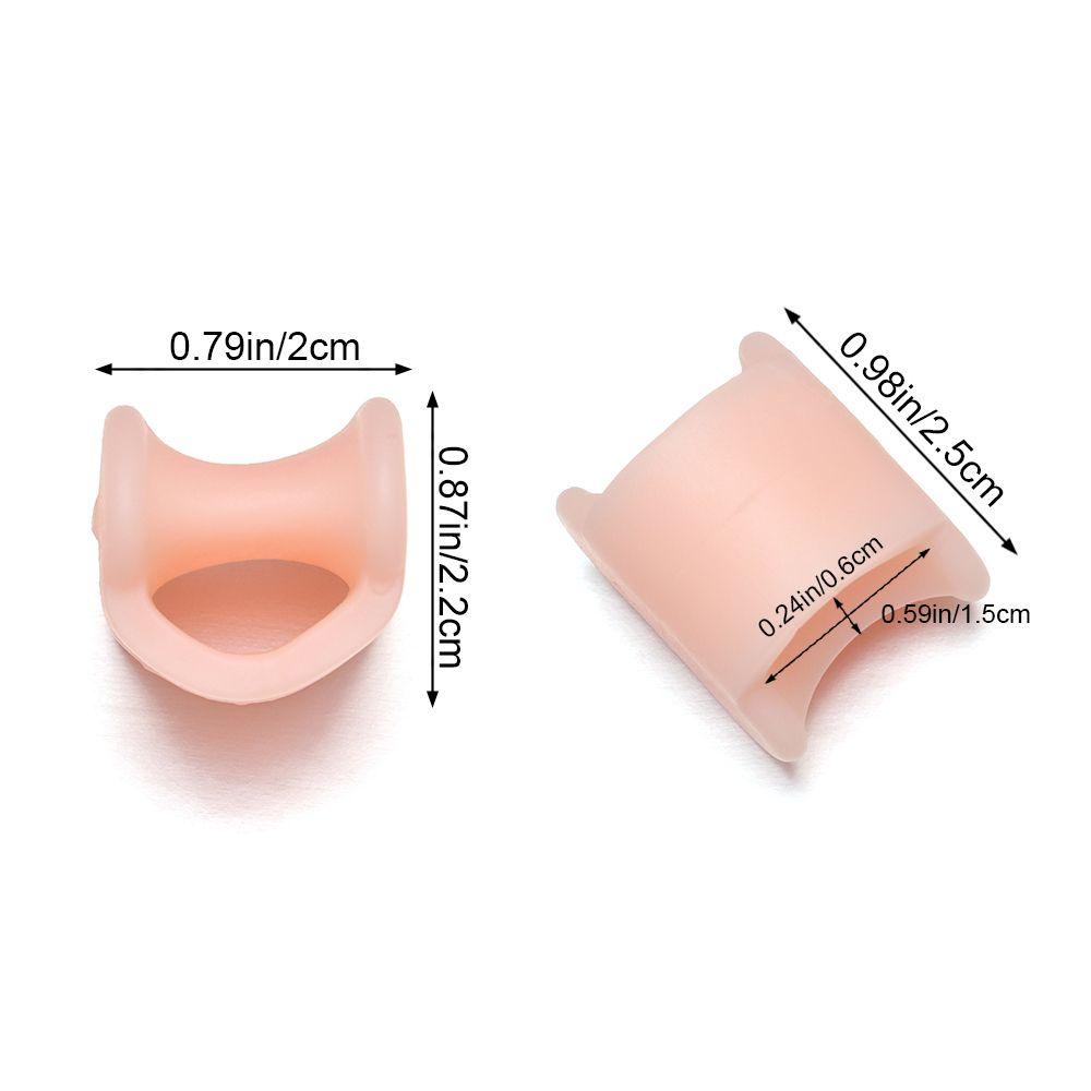 CLEVER 1Pair Toes Separator Silicone Hallux Valgus Corrector Bunion Bone Ectropion Adjuster Bunion Adjuster Toes Outer Appliance Thumb Valgus Protector