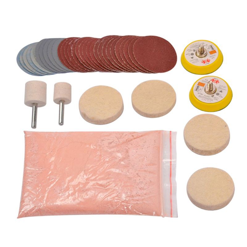 Bộ 34 Dụng Cụ Đánh Bóng Kính 8oz