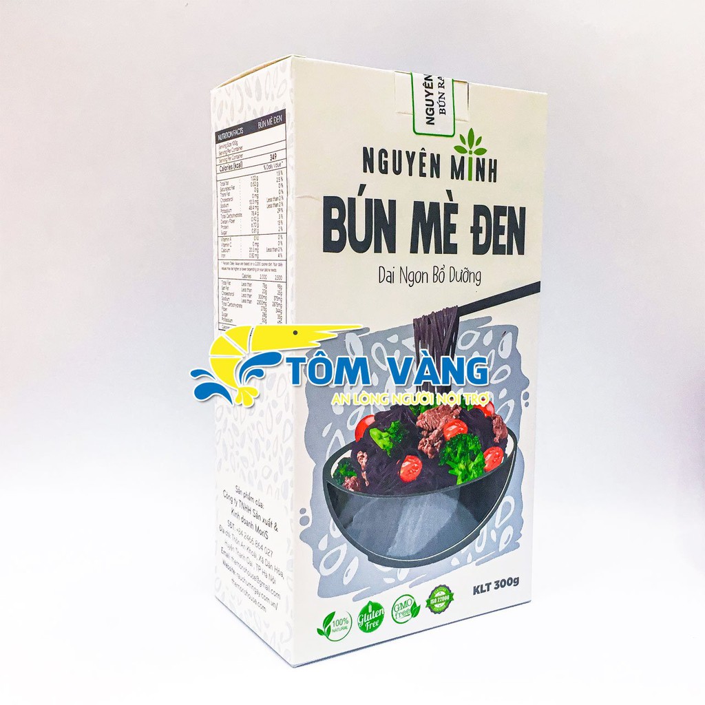 Mì/Bún Rau Cù Nguyên Minh Cho Bé Ăn Dặm Hộp 300g - Tôm Vàng