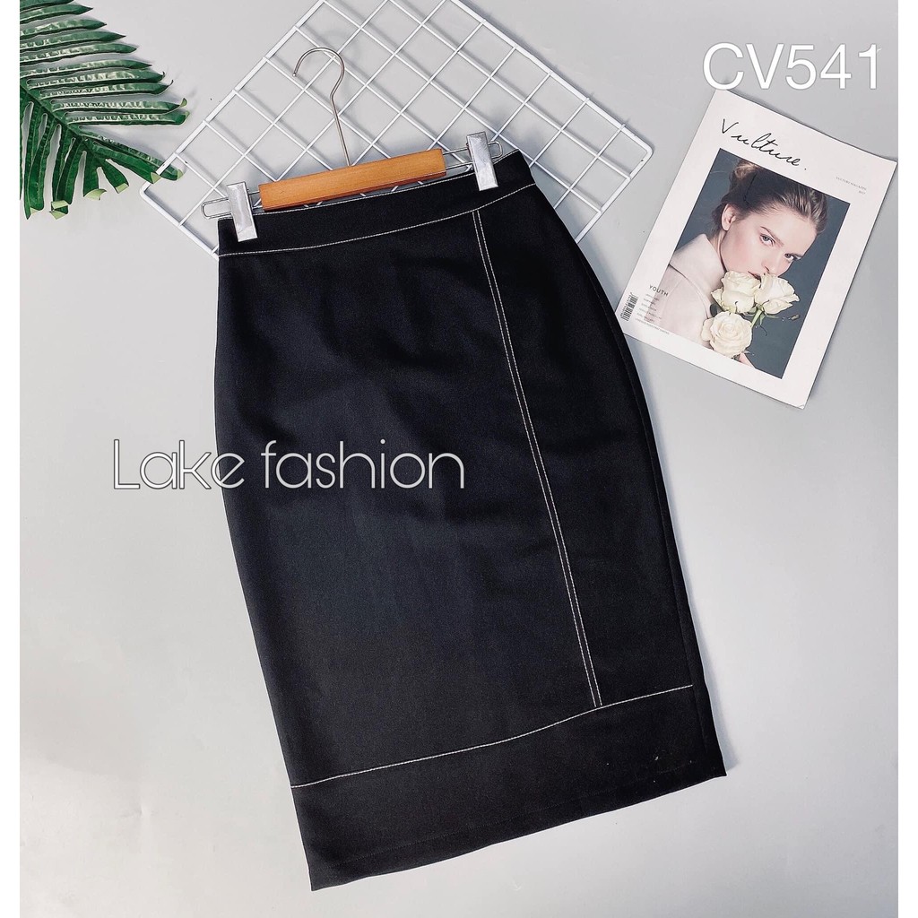 Chân váy, chân váy bút chì công sở phối chỉ nổi Lake Fashion | BigBuy360 - bigbuy360.vn