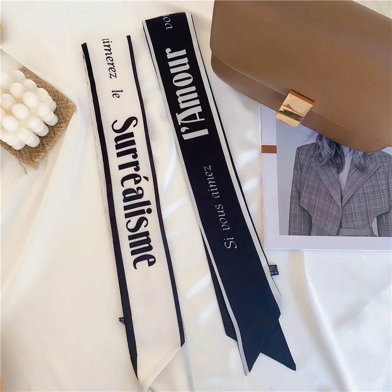 Dây buộc tóc thắt nơ ruy băng đa năng thời trang