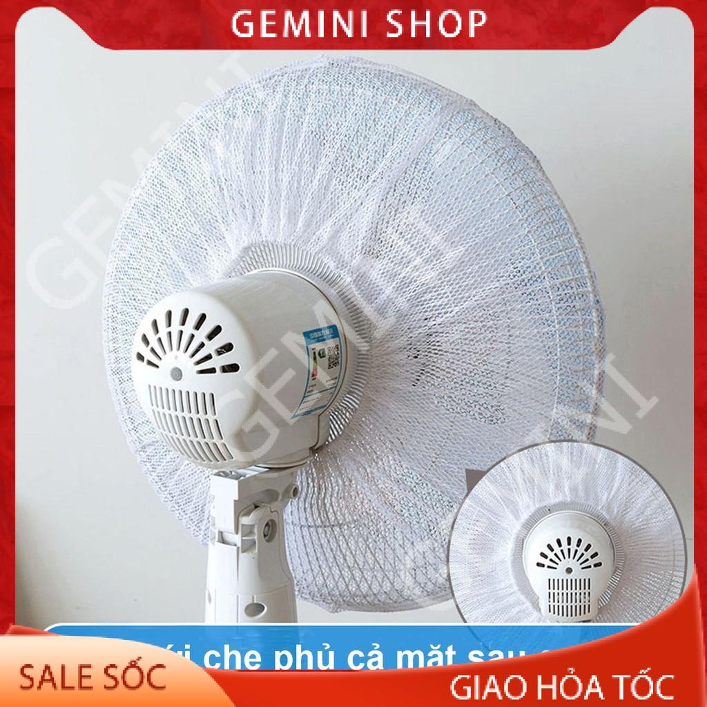 Lưới Vải Bọc Lồng Quạt Máy Có Dây Rút An Toàn Cho Bé Mẫu Hoạt Hình Dễ Thương LBQ GEMINI SHOP