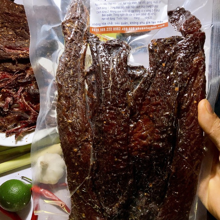 Thịt Trâu Gác Bếp Tây Bắc Chính Hiệu A Hoàn Tây Bắc | BigBuy360 - bigbuy360.vn