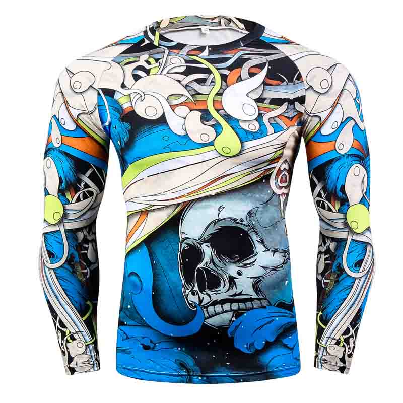 Áo thun HUQISHA tay dài dáng ôm hóa trang nhân vật Venom thời trang cho nam