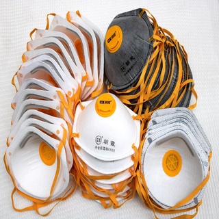 Khẩu trang kn95 có van thở 5 lớp co kep