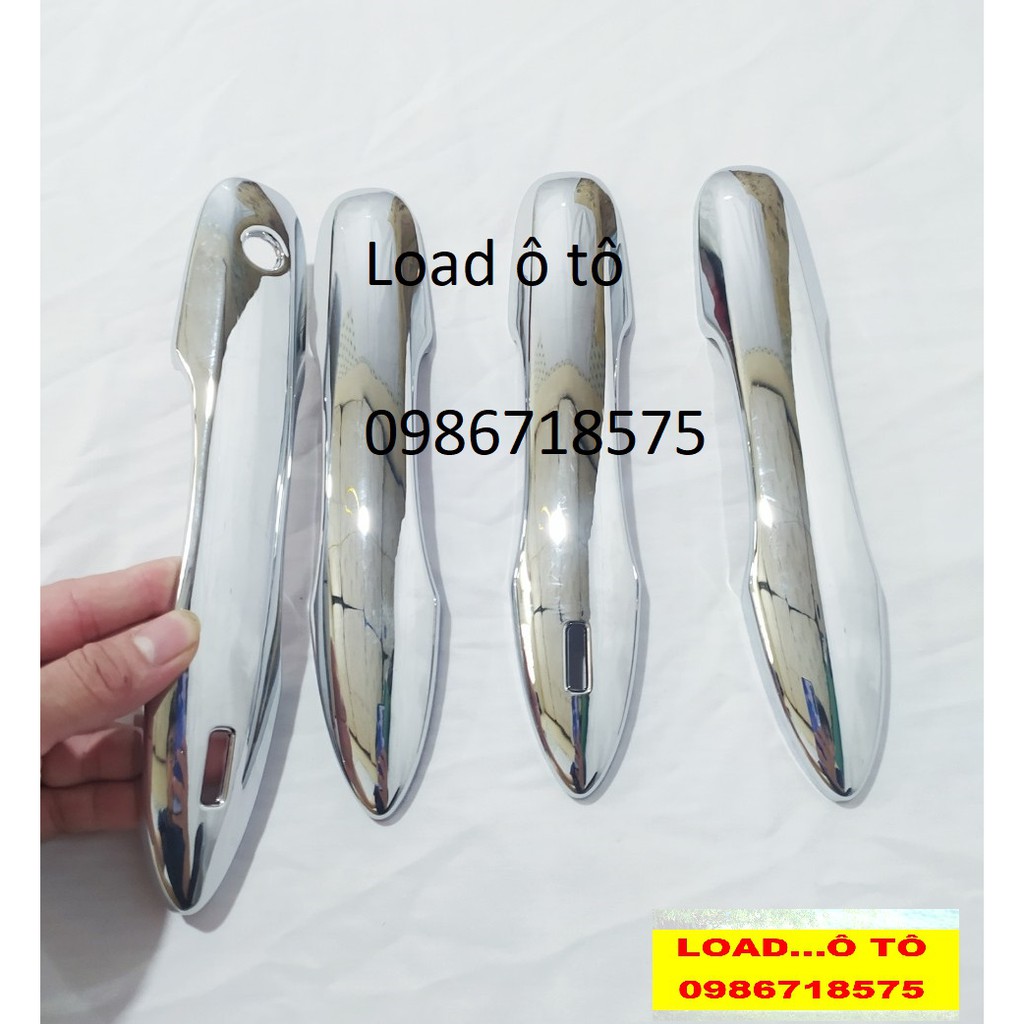 Bộ Ốp Tay Nắm Và Hõm Cửa Xe Toyota Cross 2022-2020 Mạ Crom Sáng Bóng Cao Cấp Nhất Thị Trường