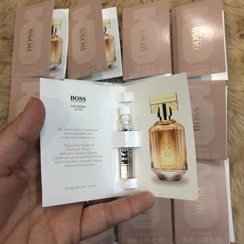 Vial mẫu thử nước hoa nam nữ Hugo Boss the Scent/Bottle 1.5ml | BigBuy360 - bigbuy360.vn
