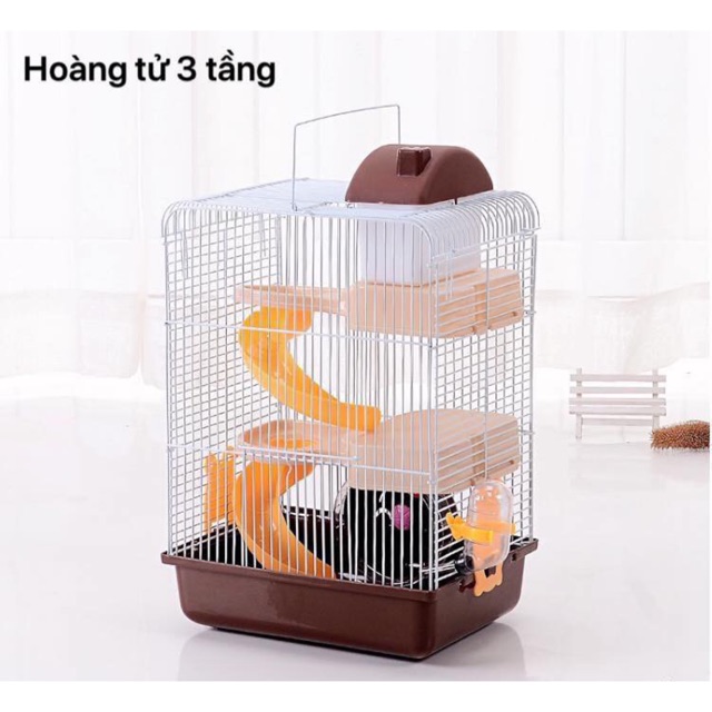 Lồng hoàng tử 3 tầng, lồng nuôi hamster