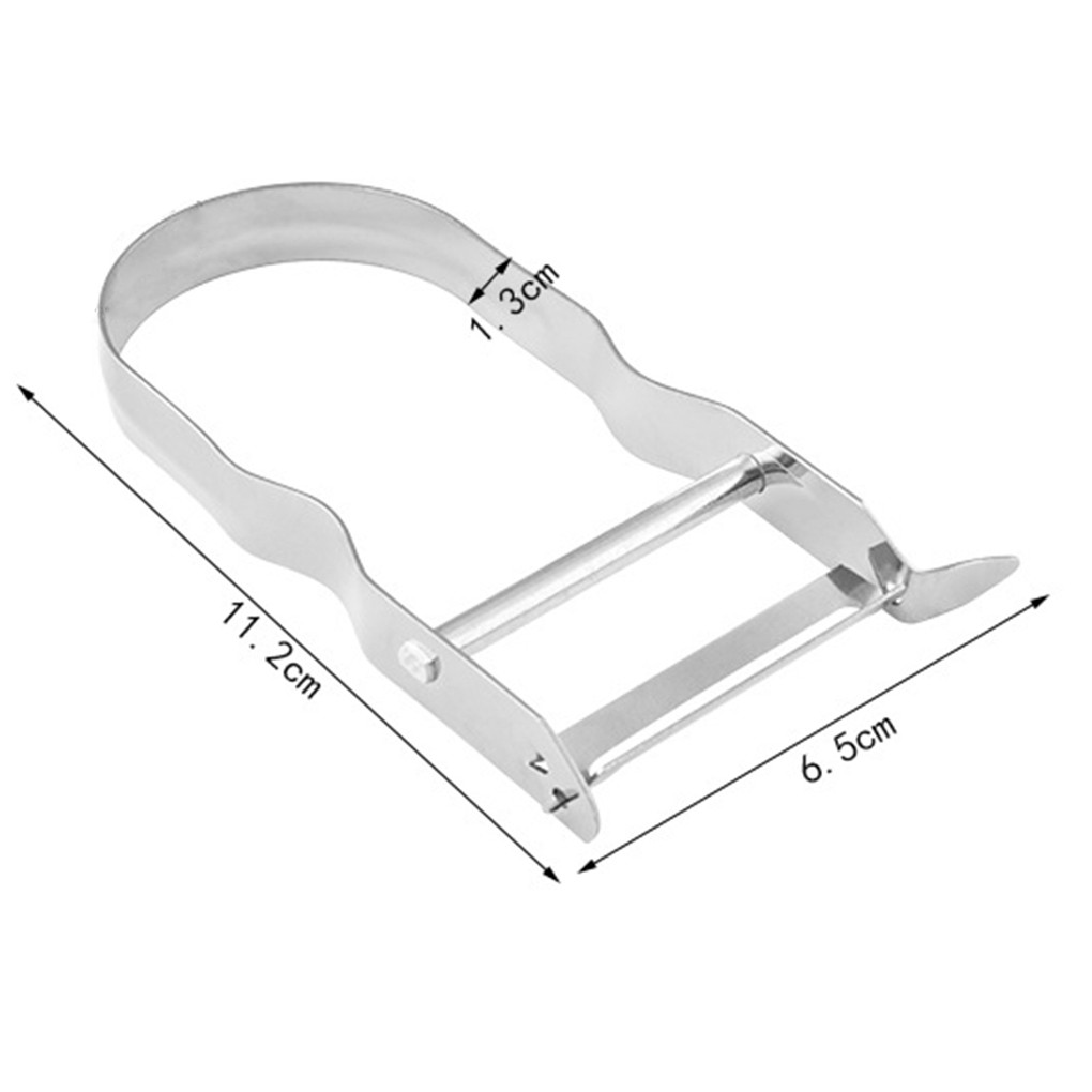 Dao Bào Vỏ Khoai Tây / Cà Rốt Bằng Thép Không Gỉ Với Tay Cầm Chống Trượt Tiện Dụng