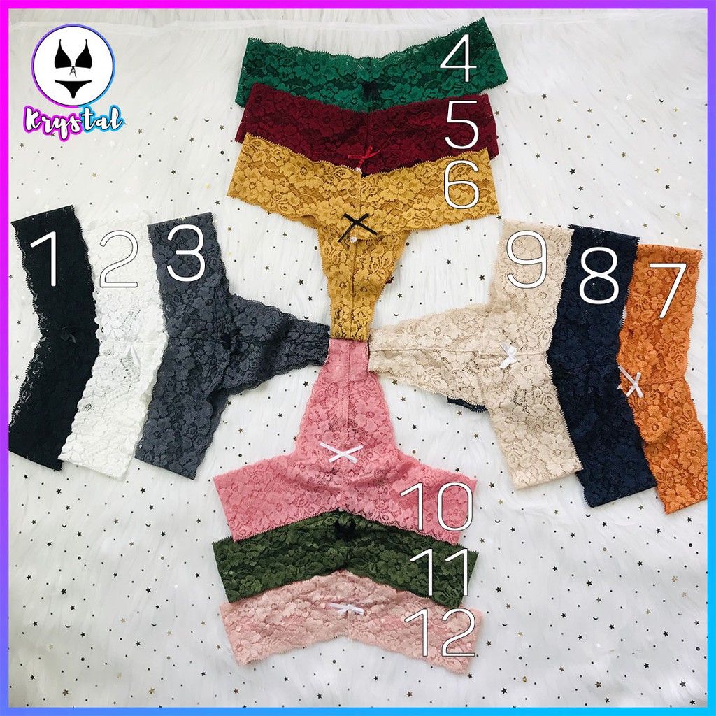 Quần lót ren lọt khe chữ T KRYSTAL KQT03 | BigBuy360 - bigbuy360.vn