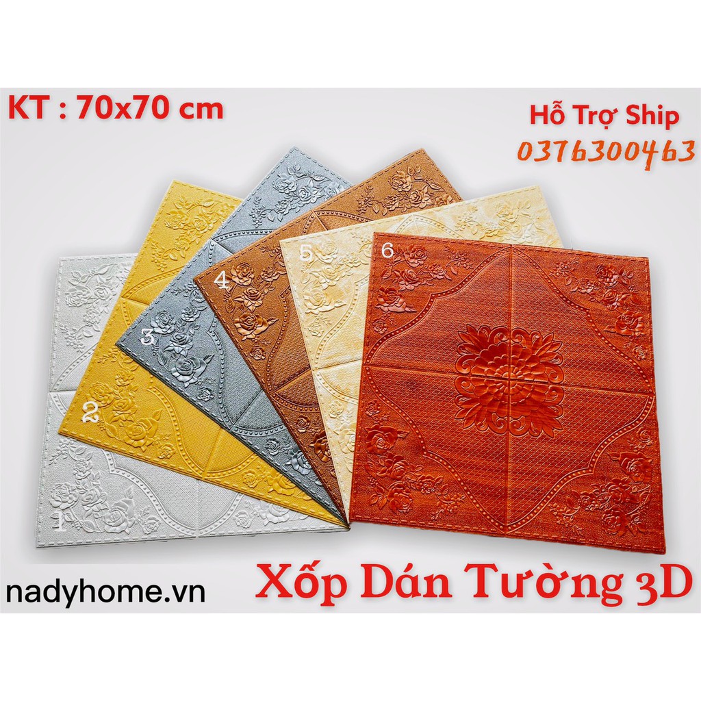 Tấm ốp tường, tấm dán tường pvc tráng bạc, có sẵn keo bóc dán kích thước 60x30 cm