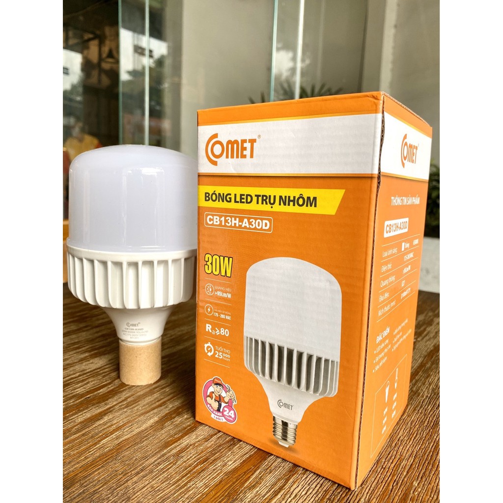 Bóng bulb led trụ nhôm COMET CB13H-A