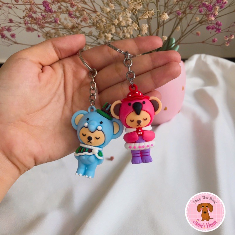 Móc Khoá - Dây Treo Balo/ Túi Xách Silicon 3D Gấu Koala Cosplay