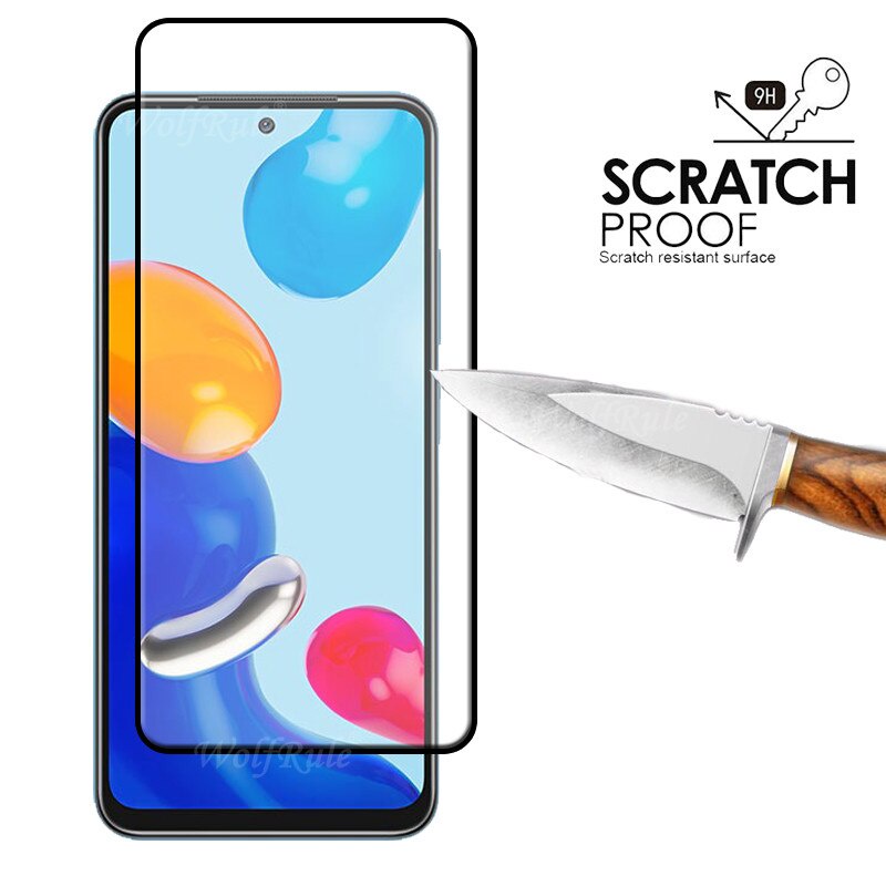 [FULL KEO-Ảnh Thật] Kính CL Xiaomi Redmi Note 11 Quốc Tế 6.43&quot; Cường Lực 2.5D FULL Màn