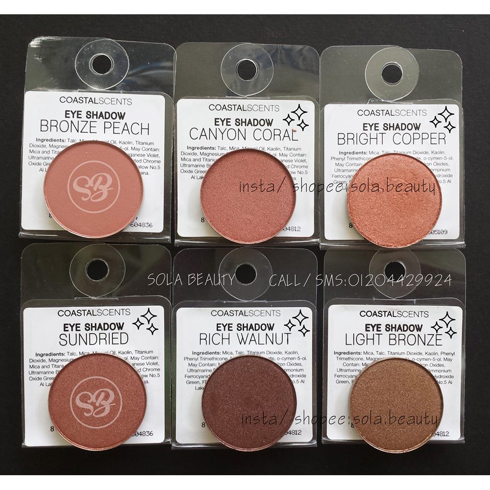 Các màu mắt lẻ (P.1) - Coastal Scents | BigBuy360 - bigbuy360.vn
