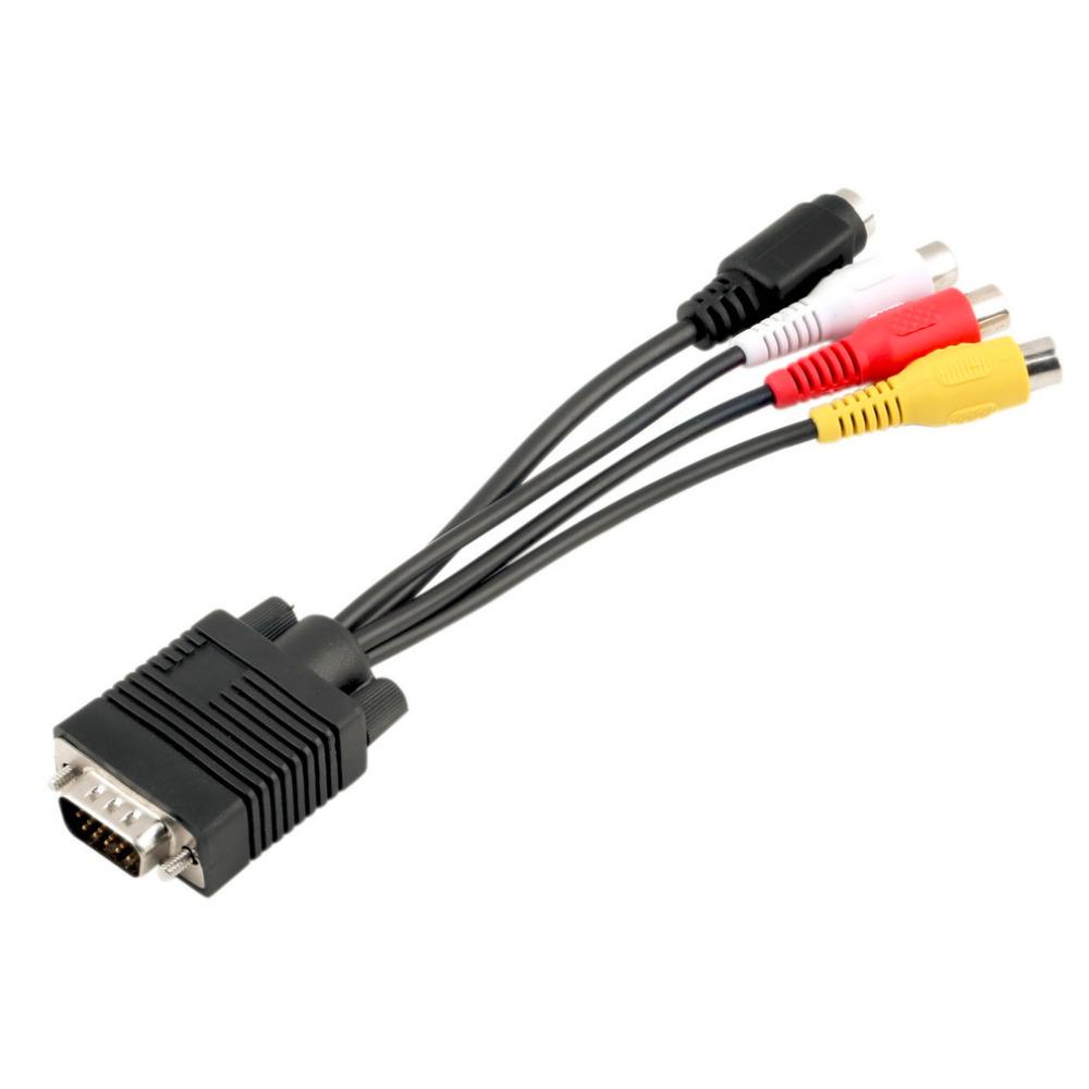 Cáp ChuyểN ĐổI VGA Sang S-Video SVGA VGA Sang AV 3 RCA