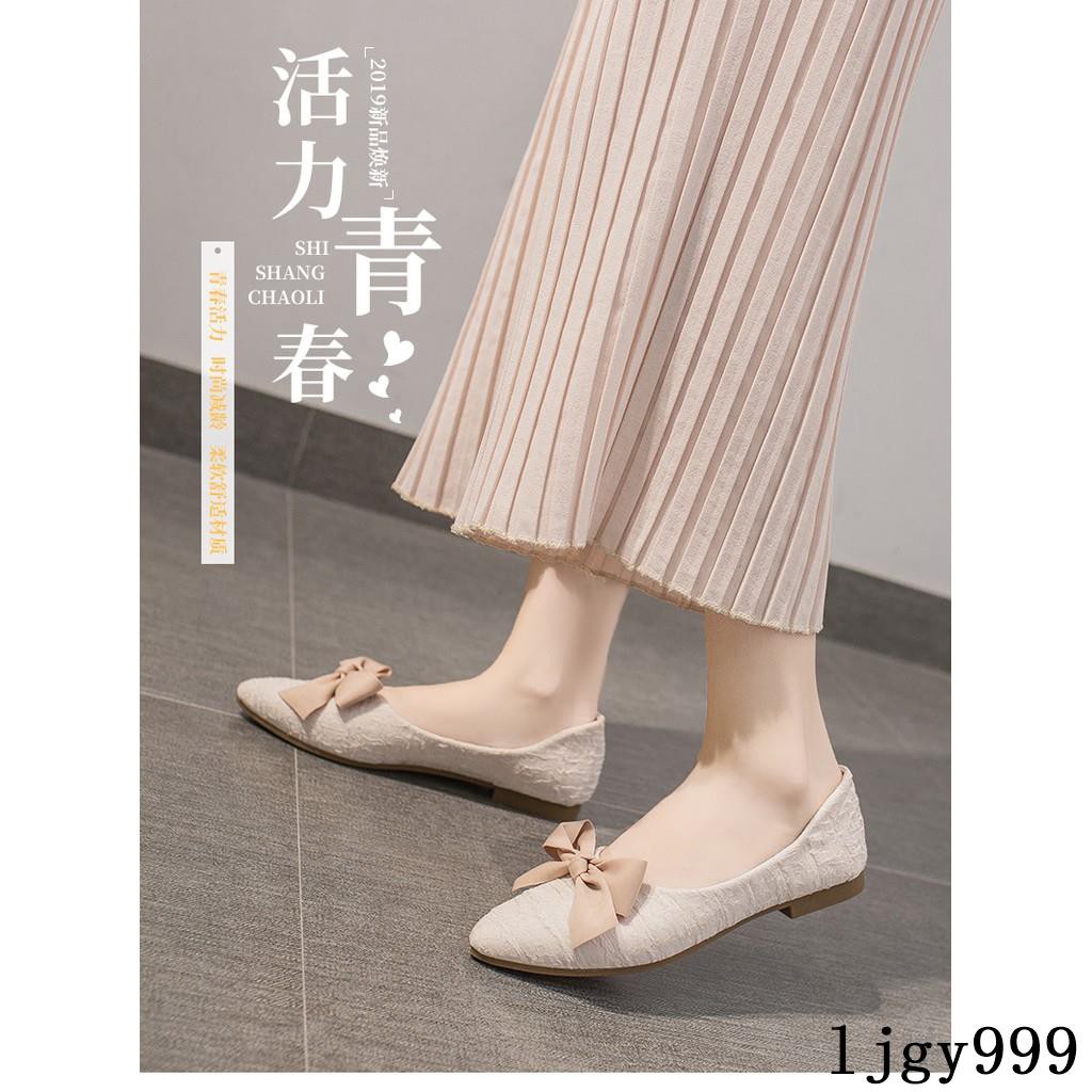 Giày Búp Bê Đế Mềm Đính Nơ Xinh Xắn Cho Nữ | BigBuy360 - bigbuy360.vn