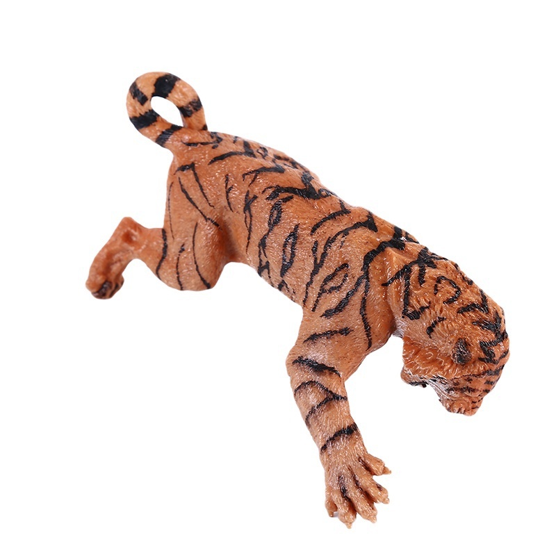 Tiger Animal Model Toy Figurine Model Ornament Toys for Kids Constructor Model Educational Toys