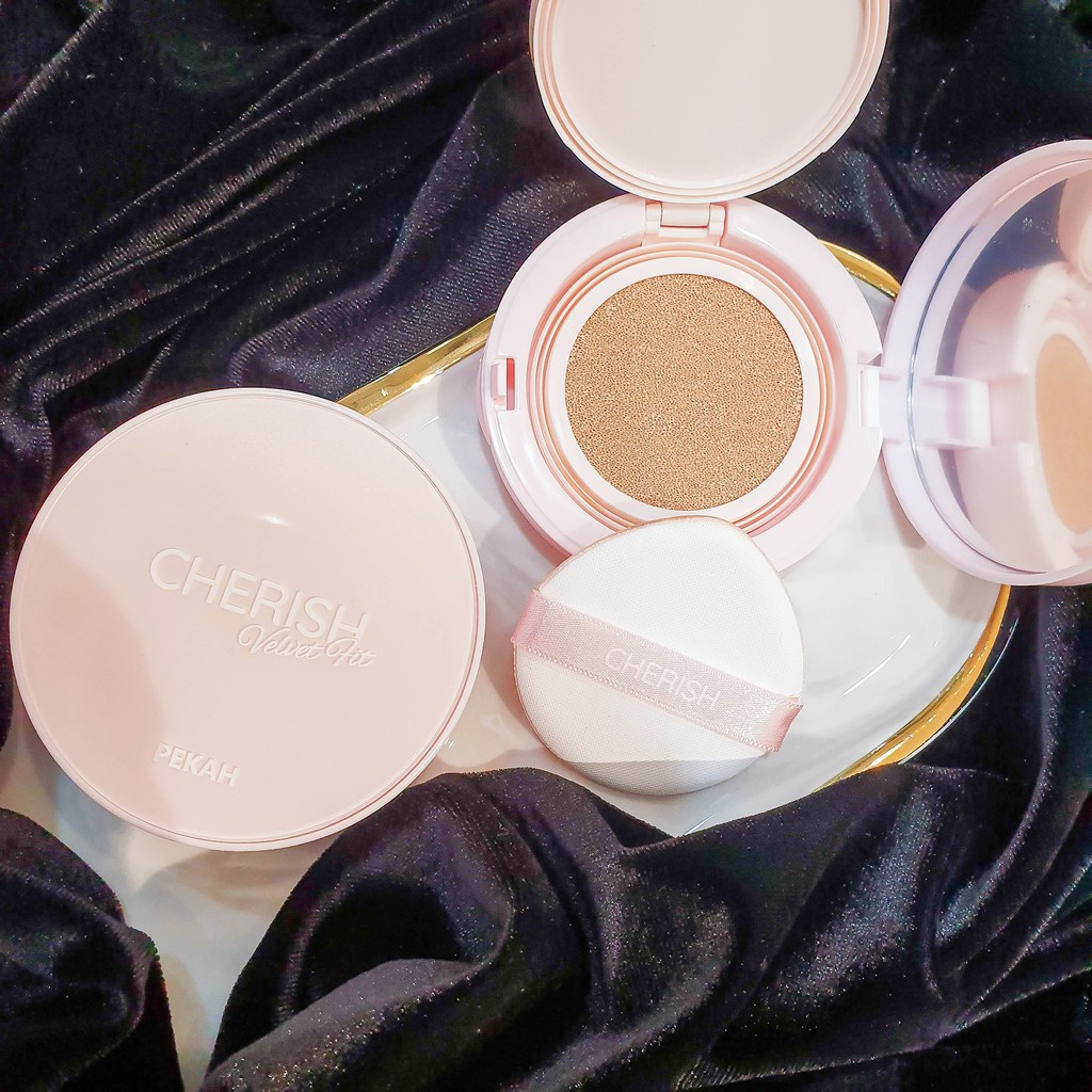 Phấn Nước Che Khuyết Điểm Và Làm Mịn Da PEKAH Cherish Velvet Fit Cushion 14g