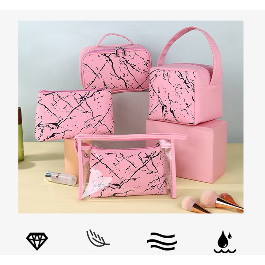 Túi Đựng Mỹ Phẩm Du Lịch Chống Thấm Nước Tiện Lợi Dễ Sử Dụng