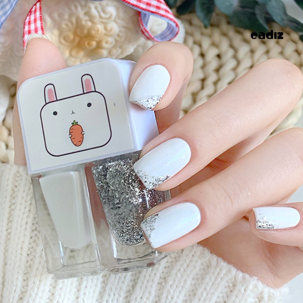 Bộ 2 Lọ Sơn Móng Tay Màu Lì Lâu Trôi Di Động Có Thể Tháo Rời