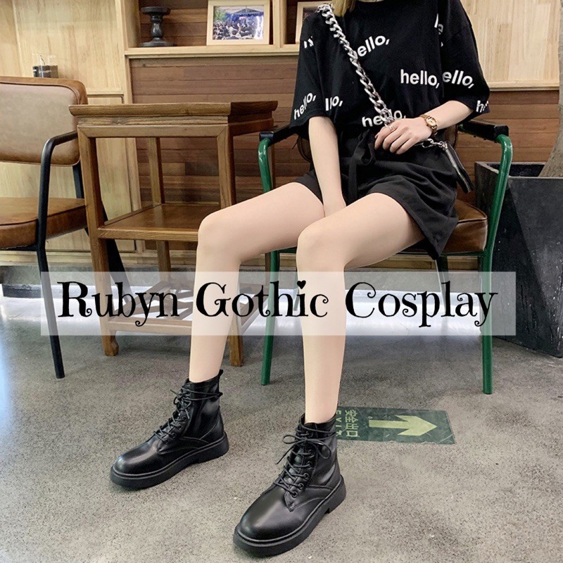 [NEW] 🔥 Giày Boots Chiến Binh Cổ Lửng Siêu Ngầu ( Size 35 ~ 40 )