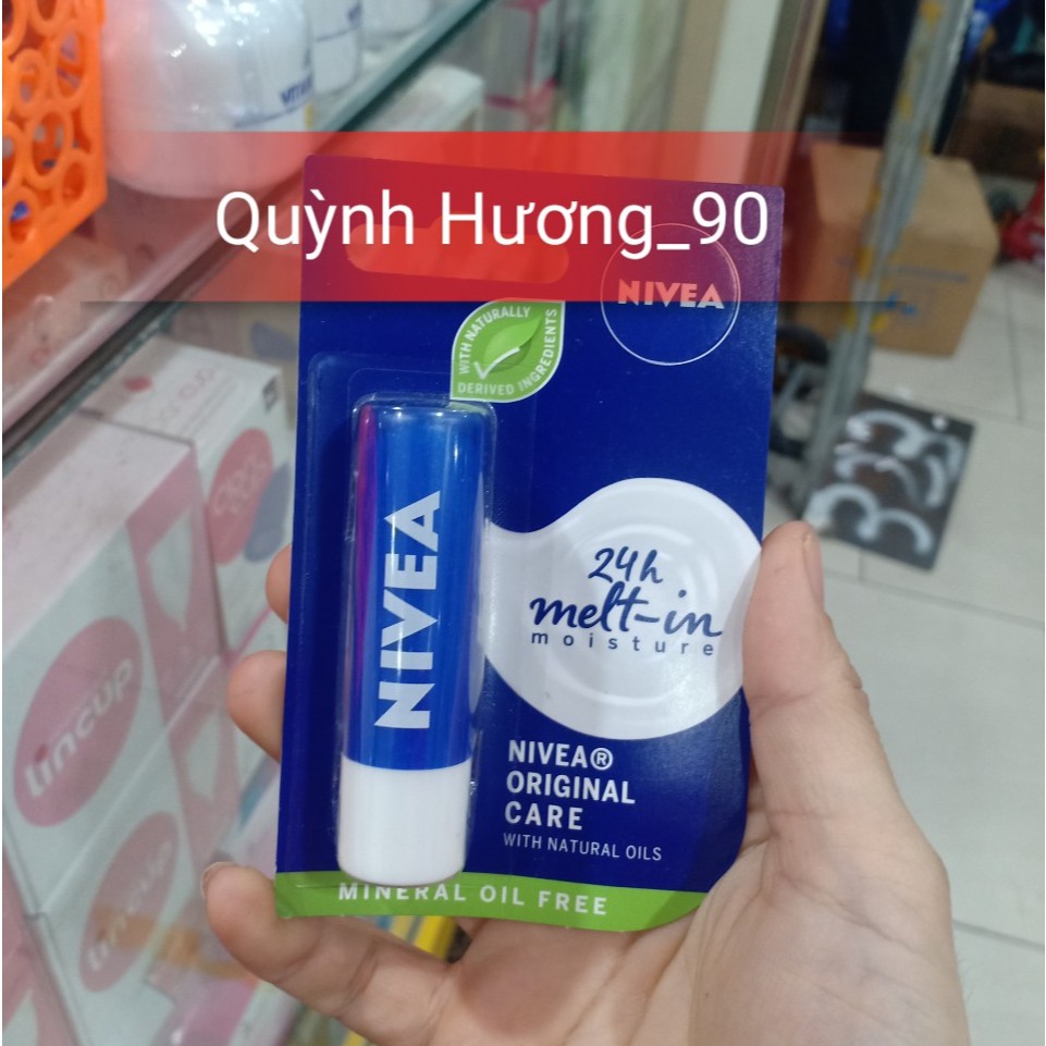 Son dưỡng môi NIVEA ORIGINAL CARE không màu