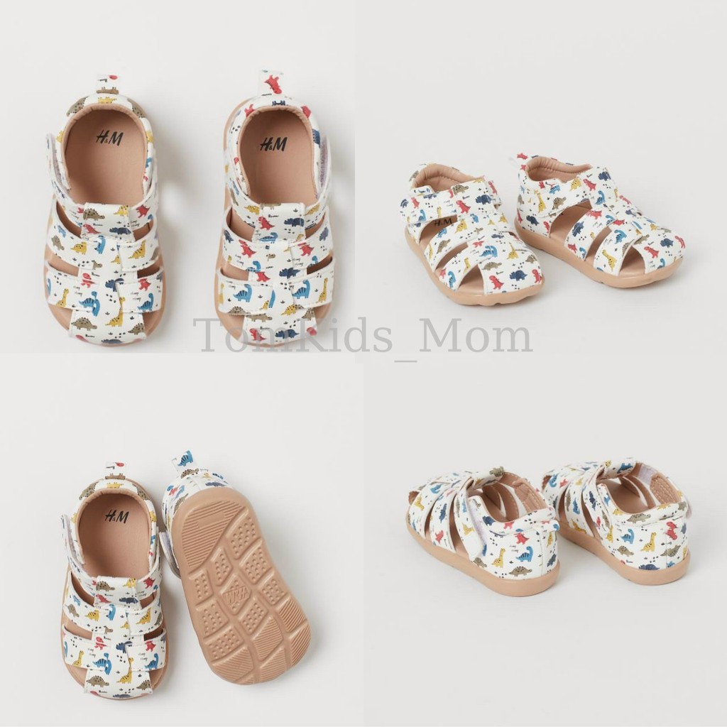 Dép Sandal rọ HM dư xịn, giày rọ họa tiết khủng long cho bé trai/bé gái cực đẹp, chất đi mềm mại, thoáng mát