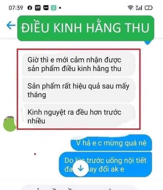 Điều kinh gia truyền Hằng Thu