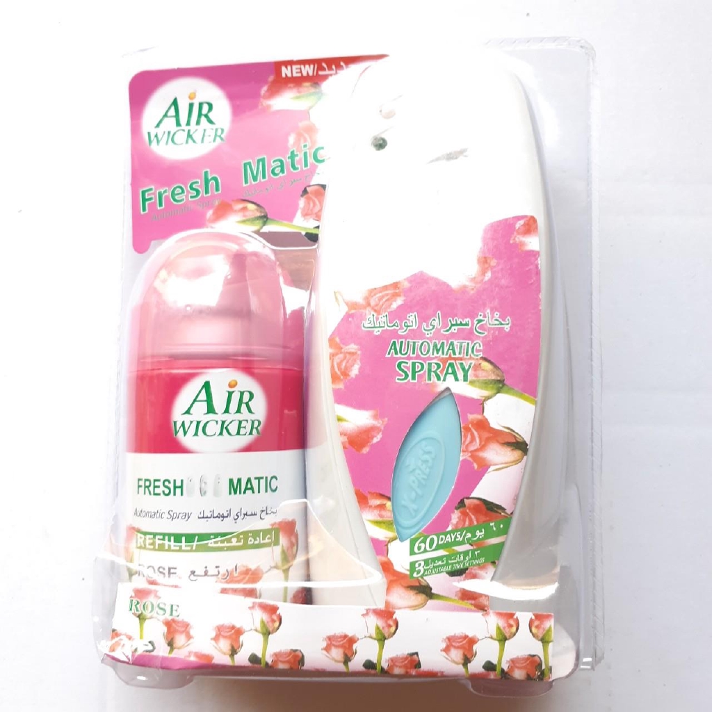 [Máy xịt thơm phòng] máy xịt tự động AIR WICHKER kèm chai xịt 250ml dùng trong khử mùi khách sạn, quán karaoke, spa