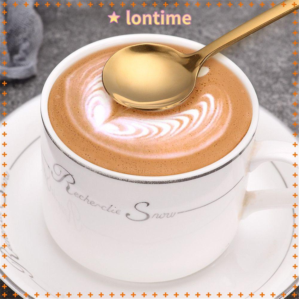 Thìa cà phê bằng thép không gỉ 304 màu sắc phản quang phong cách Bắc Âu