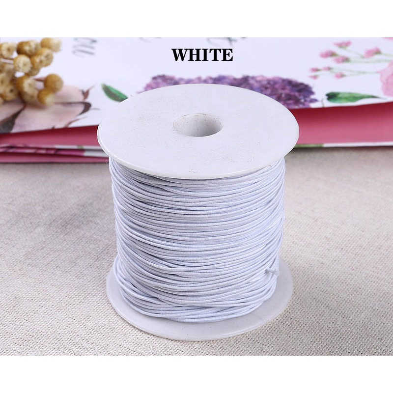 Cuộn Dây Thun 5m Trong 1mm Chất Lượng Cao Dùng Làm Trang Sức DIY