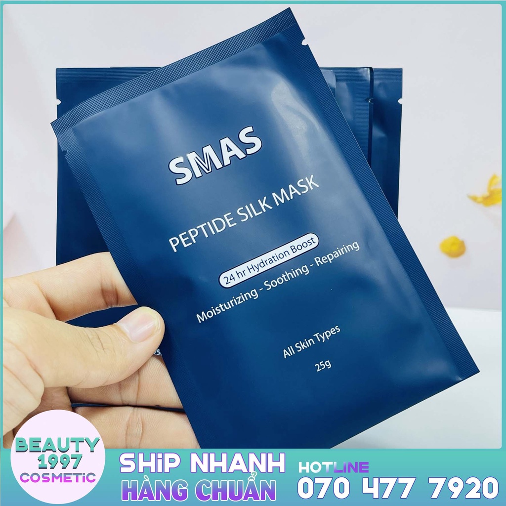 [SMAS Mask] Mặt Nạ Dưỡng Và Phục Hồi Da SMAS Peptide Silk Mask Nhật Bản