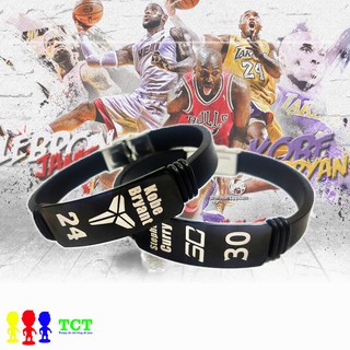 Vòng tay Titan bóng rổ NBA cao cấp James  Curry Hardens Ivring Logo mặt đen