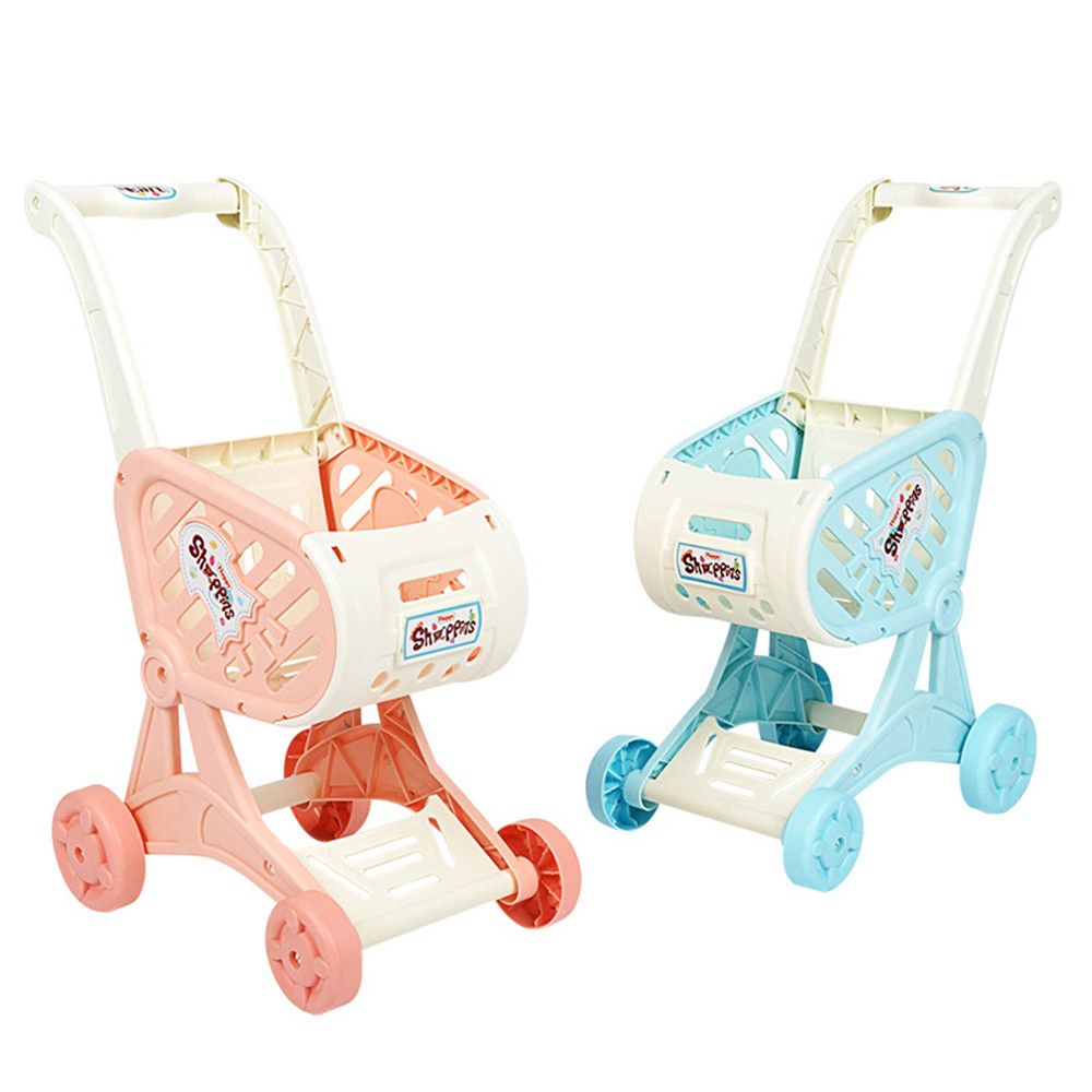 Đồ chơi xe đẩy mua sắm bằng nhựa mini nhiều màu dành cho bé