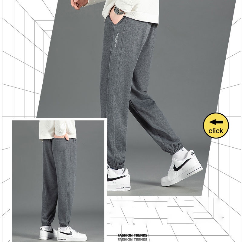 Quần Dài Thể Thao Dáng Rộng Thiết Kế Giản Dị Thời Trang Dành Cho Nam