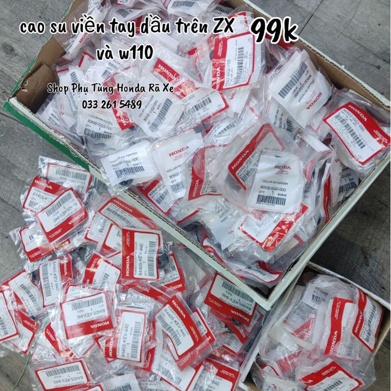 Cao su viền tay dầu thắng dĩa W110 thái và ZX zin Made in Thailand